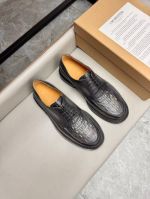 J.M.WESTON Black calfskin Leather Shoes-J.M.WESTON Man Business Leather Shoes